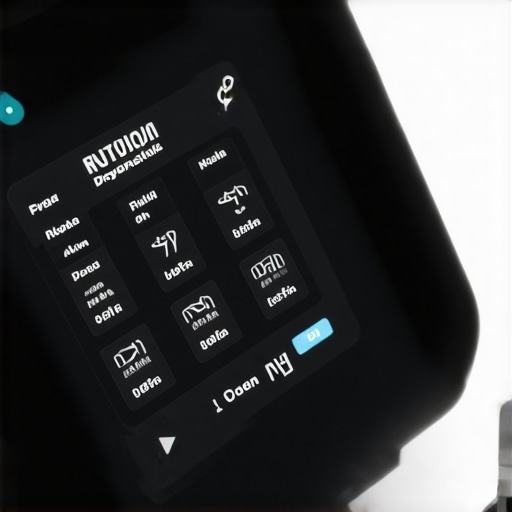 Modern auto diagnostics equipment used by expert mechanics