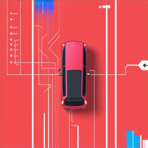 Connected Vehicle Brake System with Predictive Analytics and Cybersecurity Diagram showing vehicle brake system sensors, data analysis dashboard, and cybersecurity interface for advanced diagnostics.