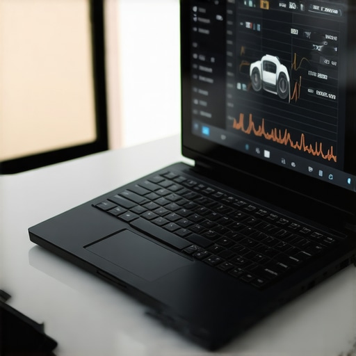 Advanced diagnostic system interface displaying real-time vehicle data