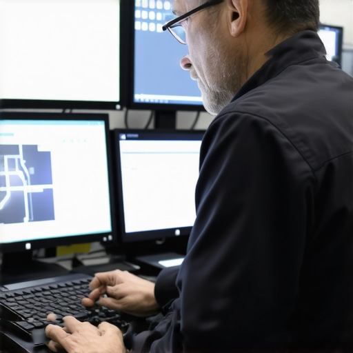 State-of-the-art Brake Diagnostics Laboratory Engineers analyzing vehicle electronic systems with diagnostic equipment