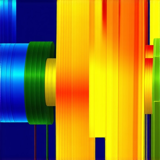 Thermographic Brake Inspection Thermal image showing hotspots on brake rotor indicating potential failure