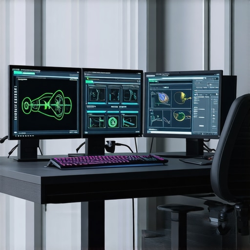 High-Tech Auto Diagnostics Environment Modern automotive diagnostic tools with AI and sensor integration