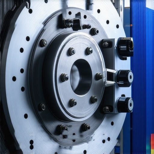 Ultrasonic spectral analysis device inspecting brake parts for micro-cracks