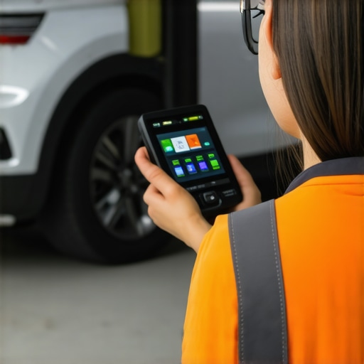 Advanced automotive diagnostic tools analyzing brake system data with artificial intelligence