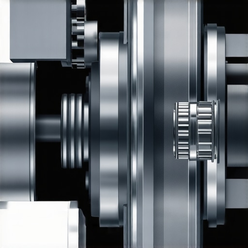 Illustration of advanced brake system featuring sensors, composites, and electronic components.