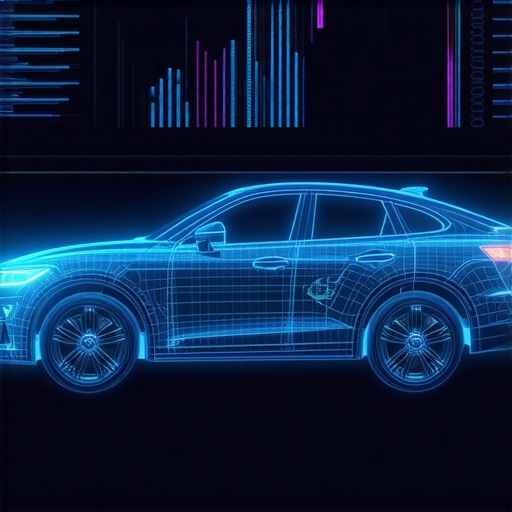 Next-Gen Automotive Diagnostics Illustration of AI-powered automotive diagnostic systems analyzing vehicle sensor data