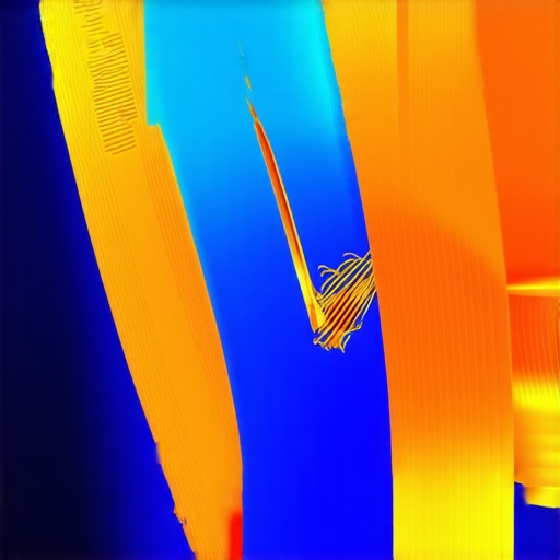 Thermal Imaging of Ceramic Rotor Micro-Cracks Infrared thermal image highlighting subsurface cracks in a ceramic brake rotor