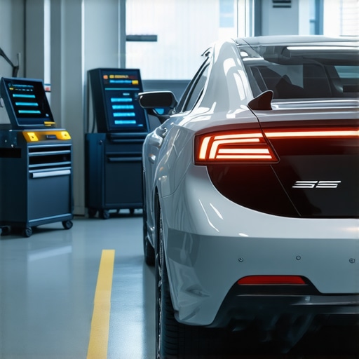 Illustration of advanced AI diagnostic platform analyzing brake sensor data