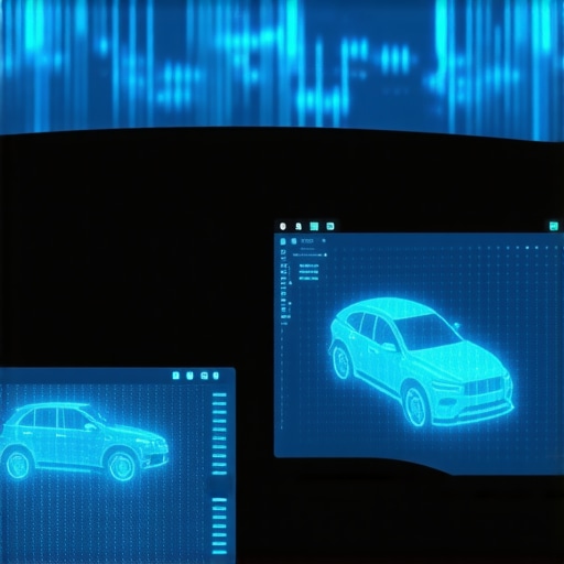 Diagnostic tool detecting anomalies in vehicle software indicating potential cybersecurity threats.