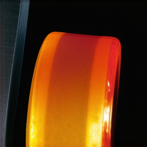 Brake Rotor Thermal Imaging Infrared image highlighting hotspots on a brake rotor indicating areas of excessive heat.