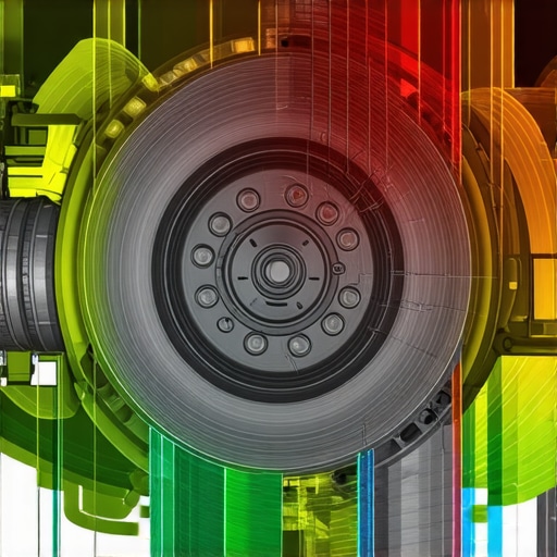 Digital Twin Brake System Simulation A detailed digital twin simulation of a car's brake system showing stress and wear analysis.