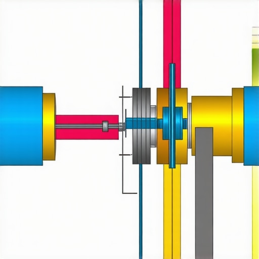 Illustration of pressure sensors on a fuel rail during engine load fluctuation