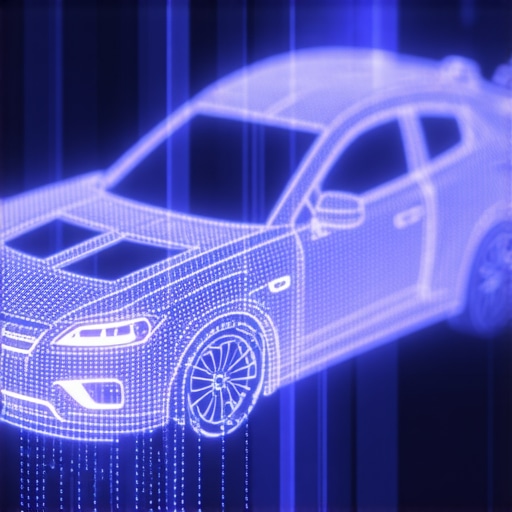 Diagnostic scanner displaying complex encrypted communication with vehicle ECU