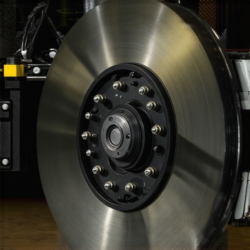 Technician performing digital brake calibration using advanced sensors.