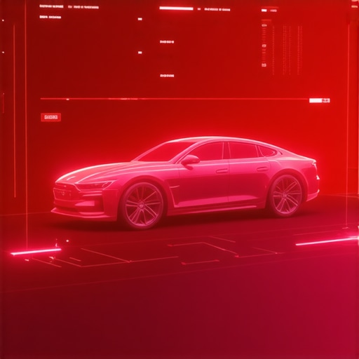 High-tech vehicle diagnostic interface showing vapor system analytics and predictive alerts