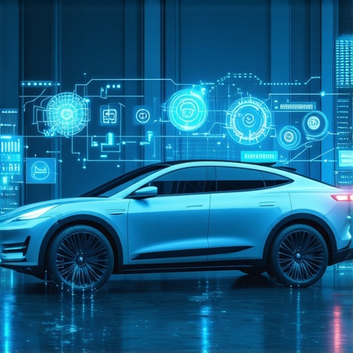 Advanced auto repair shop with AI diagnostics and blockchain verification