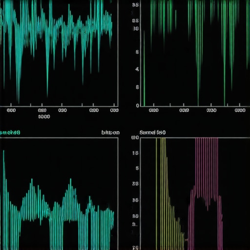 Engine sensors with diagnostic graphs showing data patterns