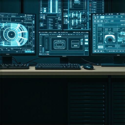 Technician using AI diagnostic tools on a vehicle