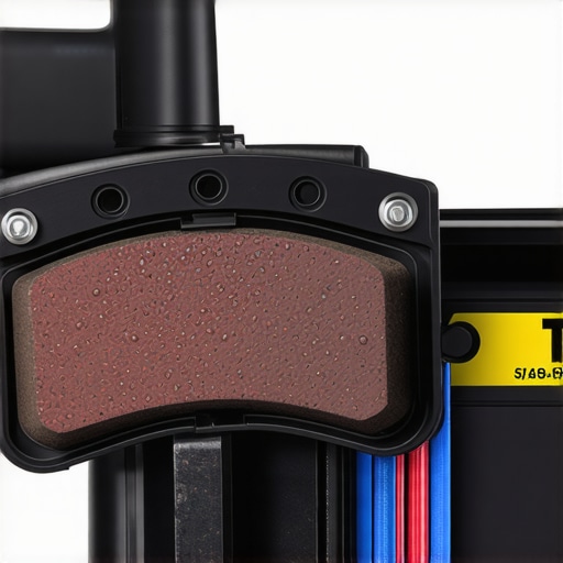 Modern brake pads featuring integrated sensors and cooling mechanisms