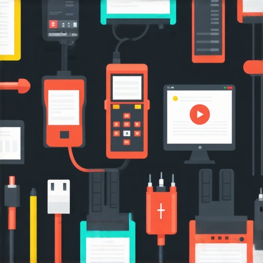 Modern diagnostic tools and software used in vehicle tune-ups
