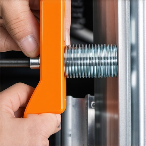 Close-up of a mechanic adjusting the tension clip on a car shift cable to fix gear notchiness.