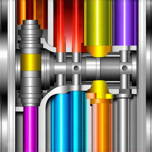 Inside view of a car transmission valve body and solenoids responsible for gear shifting.