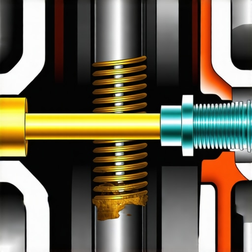 Internal components of a PCV valve showing carbon buildup.