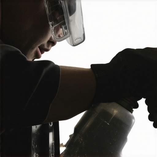 A mechanic cleaning a MAF sensor with specialized spray to improve engine performance.