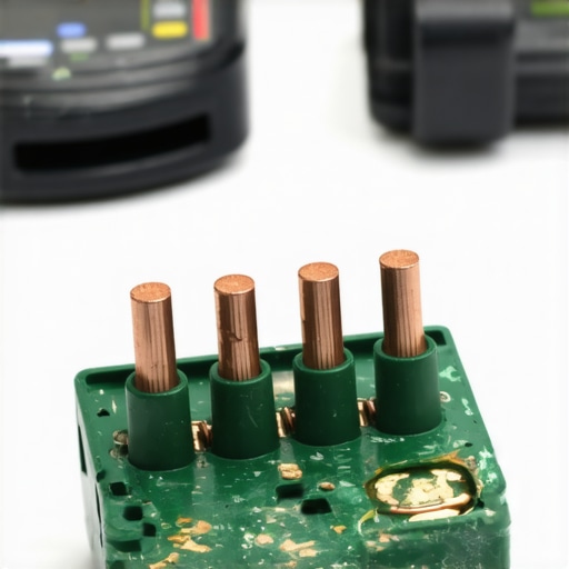 Corroded transmission wiring harness connector showing electrical resistance points.