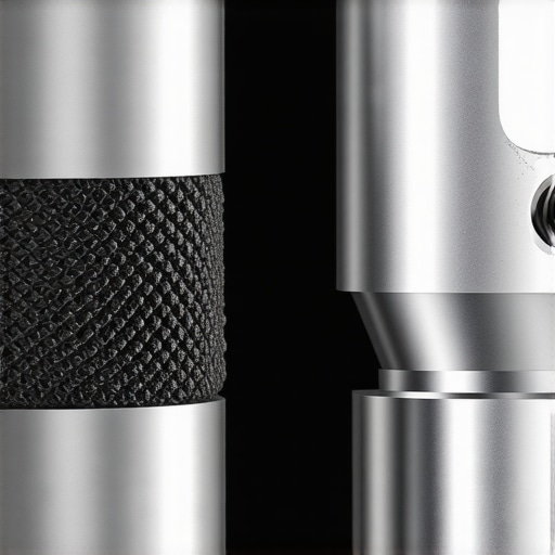 A side-by-side comparison of a carbon-fouled engine valve and a clean, professionally cleaned metallic valve.