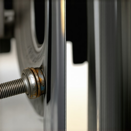 Corroded sway bar link vs new performance part
