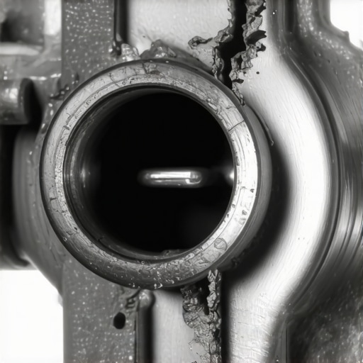 A macro shot of a weathered and cracked rubber ignition coil boot which can cause engine misfires.