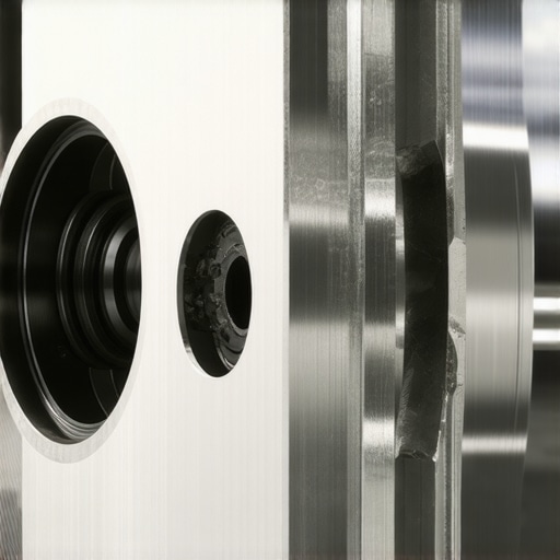 A high-definition macro shot of an automotive wheel hub and ABS sensor integration.