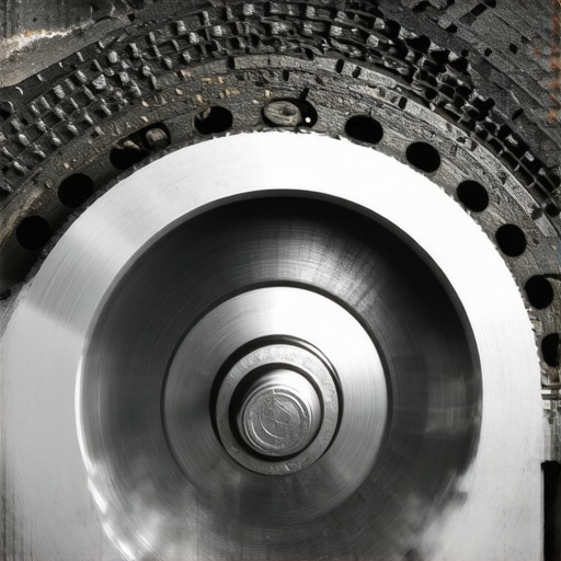 Close-up of a worn EPDM serpentine belt rib with embedded debris on a pulley.