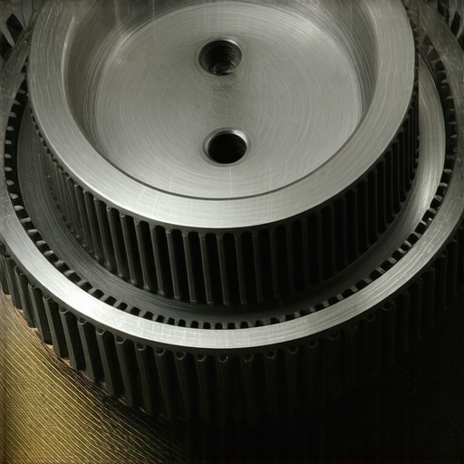 Close-up of an OAP pulley showing the belt engagement and mechanical structure.