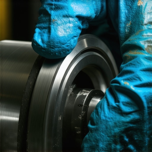Close-up of a worn automotive input shaft bearing showing signs of pitting and mechanical fatigue.