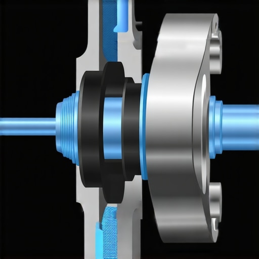 Diagram of steering gear rotary control valve with internal fluid bypass pathways