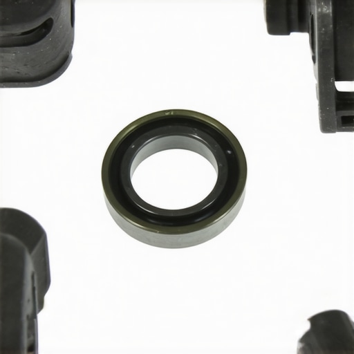 Close-up of worn brake master cylinder internal rubber seals and metal bore scoring