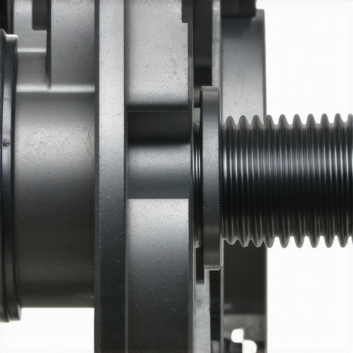 Close-up of a power steering pump flow control valve with sludge and varnish buildup