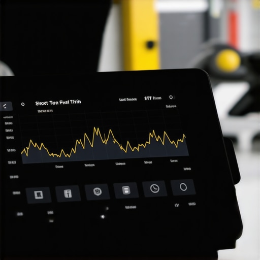 Mechanic monitoring live fuel trim data on a scan tool