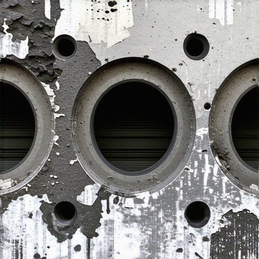 Corroded aluminum cylinder head and degraded MLS gasket due to electrolysis