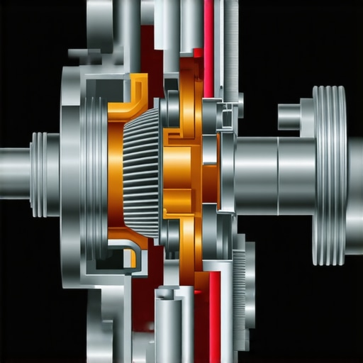 Modern Torque Converter Cutaway Internal components of a vehicle torque converter highlighting the lock-up clutch mechanism.