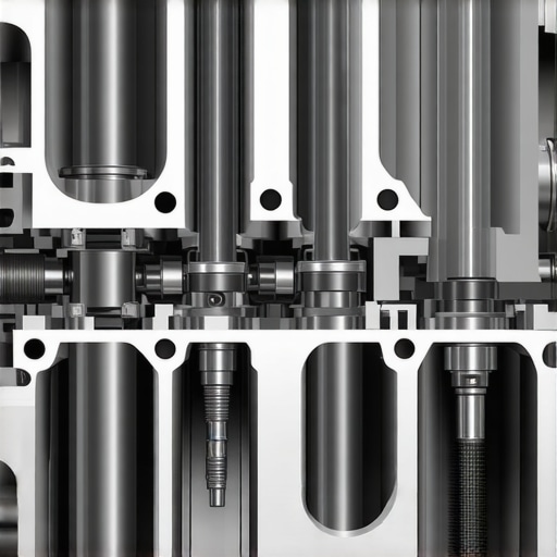 Close up of a car transmission valve body showing solenoids and hydraulic paths.