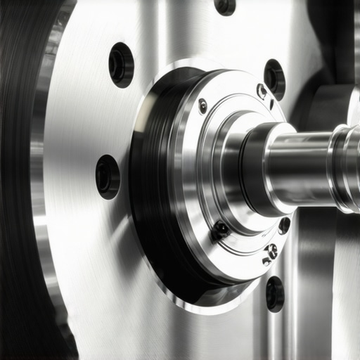 Close-up of a crankshaft position sensor reading a reluctor wheel for ignition timing.
