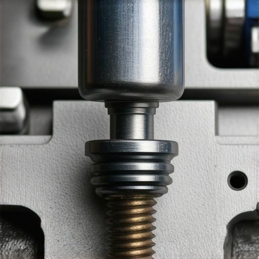 A mechanic using a calibrated torque wrench to install a spark plug in an engine block.