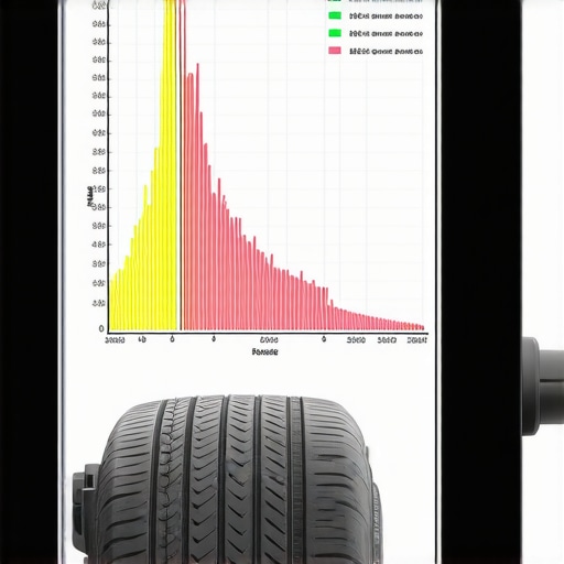 A technician using a Road Force balancer to measure tire uniformity.