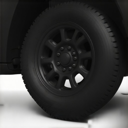 A technical illustration showing how wheel offset affects steering geometry and scrub radius.