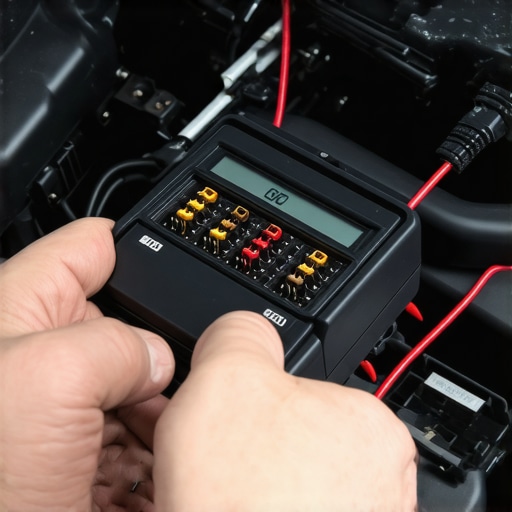 Testing Automotive Harness Pins with an Oscilloscope Macro view of diagnostic testing on automotive electrical harness pins to find hidden circuit resistance.