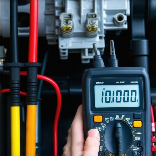 Testing Transmission Solenoid Wiring Harness with a Multimeter A mechanic uses a digital multimeter to diagnose electrical signals on a transmission solenoid block.