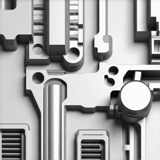 Detailed view of internal transmission valve body channels and check balls.